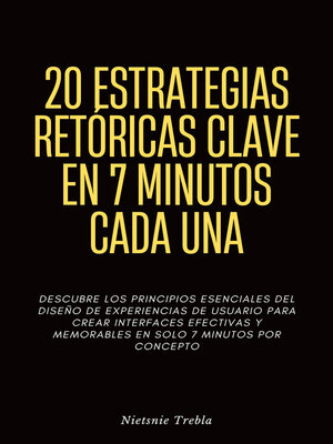 cover image of 20 Estrategias Retóricas Clave en 7 Minutos Cada Una